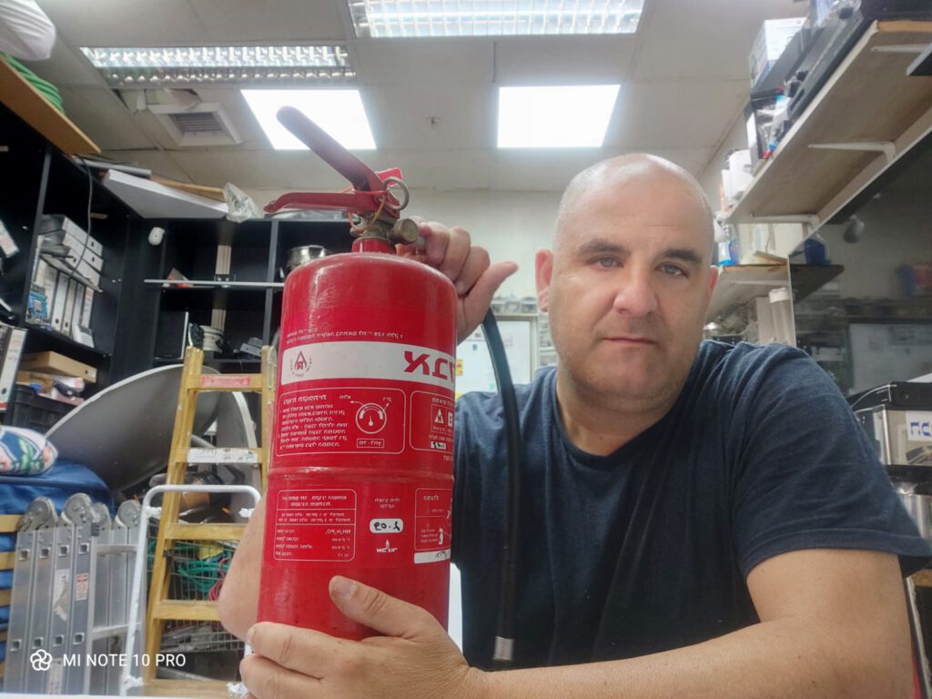 אישור תקינות מטפים