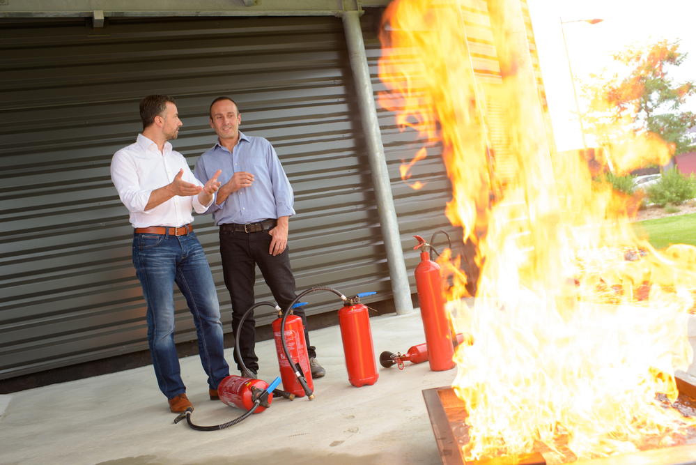 בדיקת אש בבניין משותף
