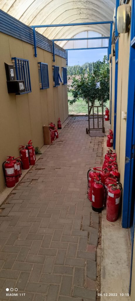 ביקורת מכבי אש בבניין