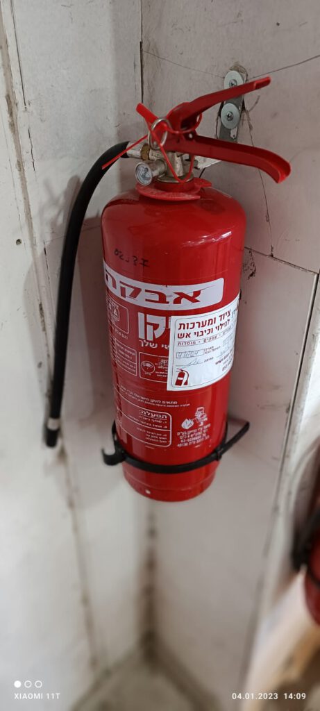 עלות בדיקת אש בבניין