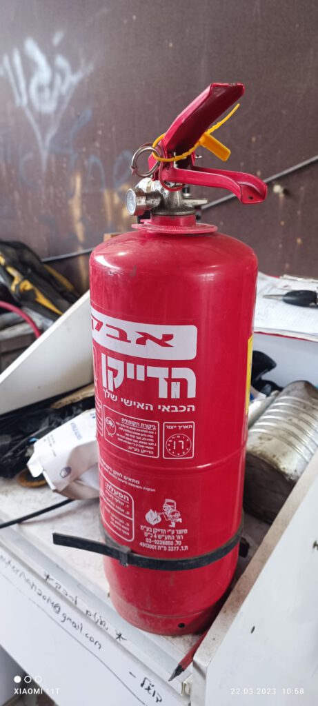ביקורת בטיחות אש בבניין