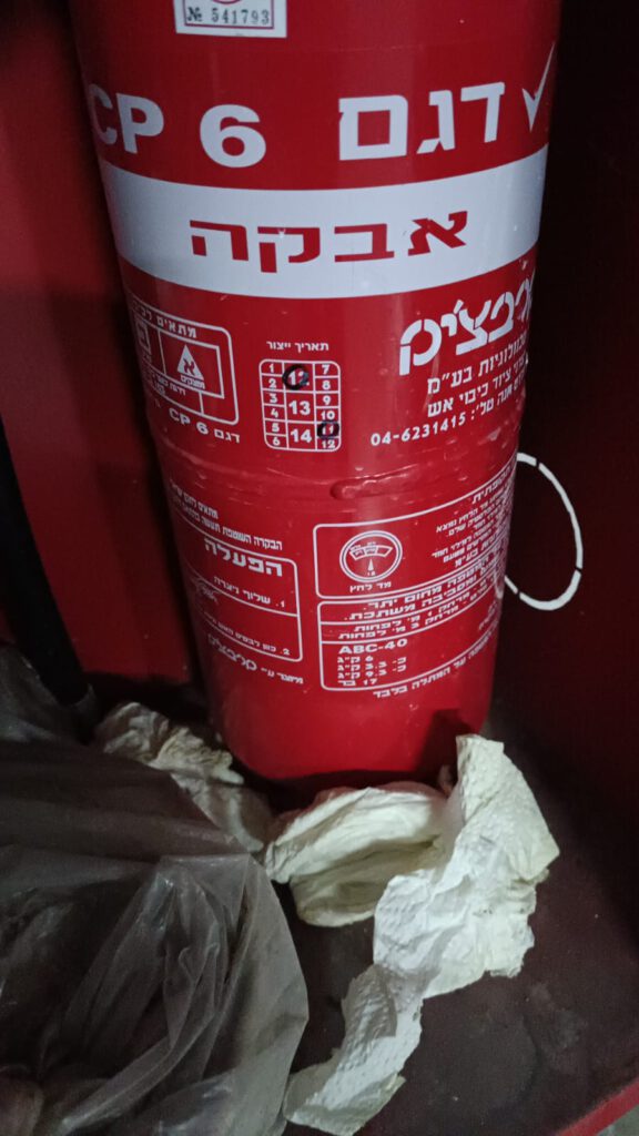 אישור כיבוי אש מחיר