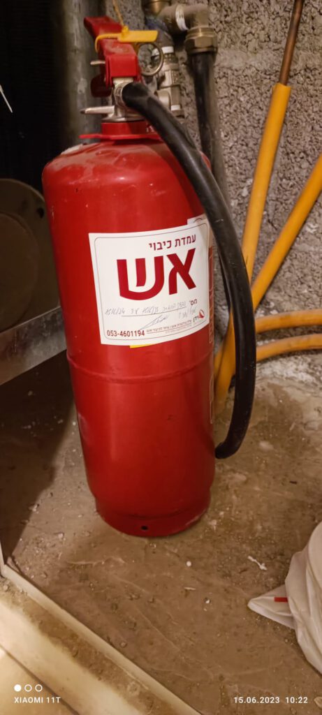 בדיקת תחזוקת מטפים שנתית