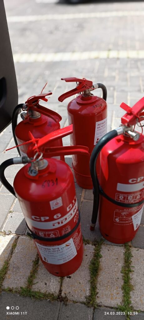 אישור תקינות מטפים שנתית