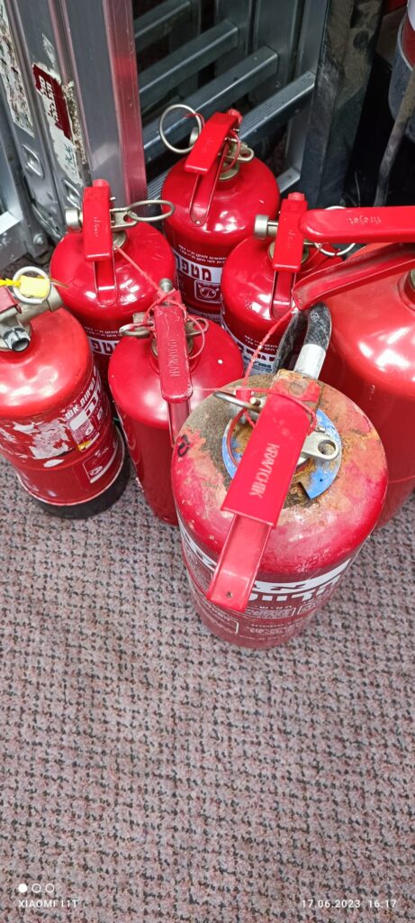 התקנת מטפים לבתי עסקים