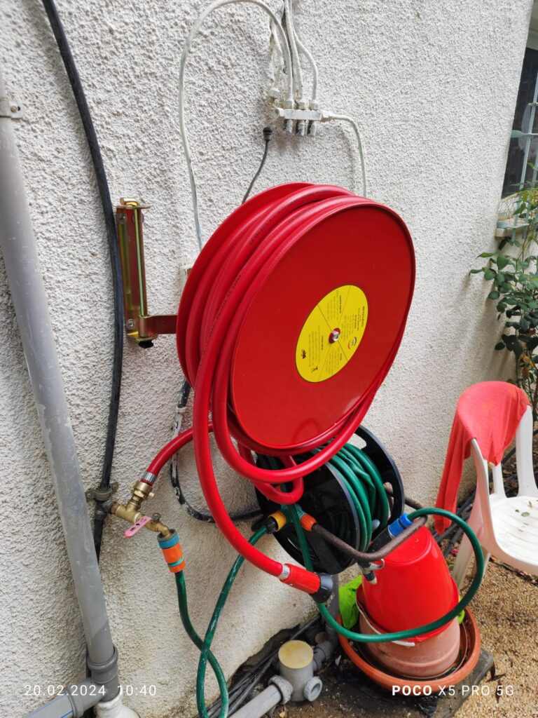 החלפת גלגלון כיבוי אש