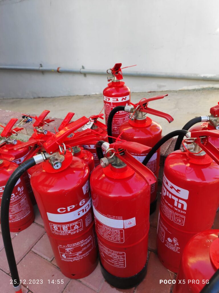 החלפת מטפים לאחר ביקורות