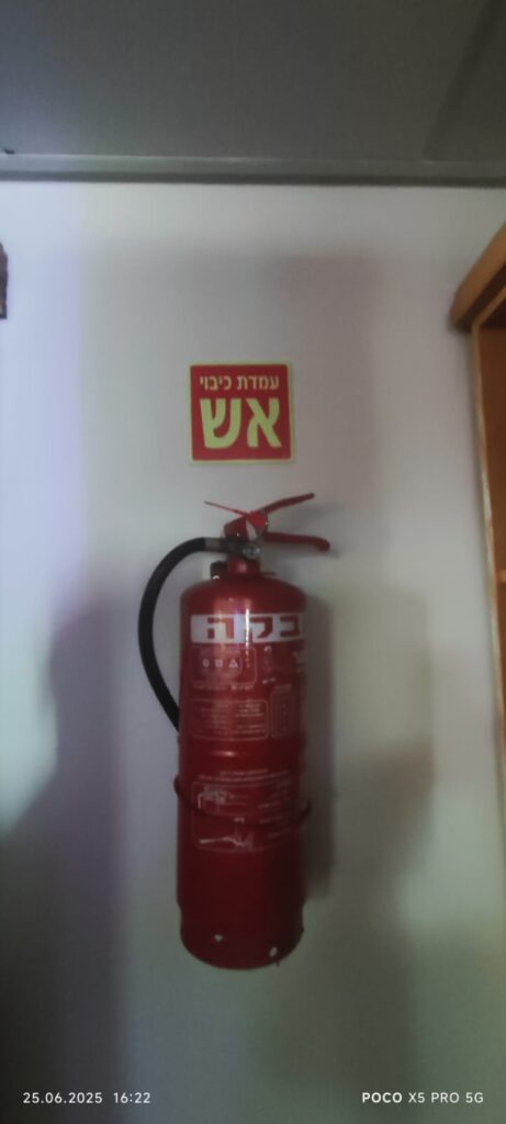 בדיקת מטפים לפי חוק